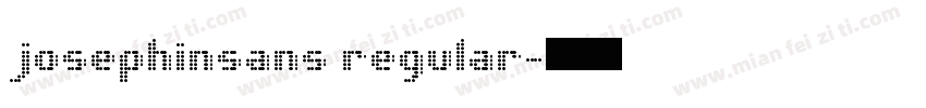 josephinsans regular字体转换